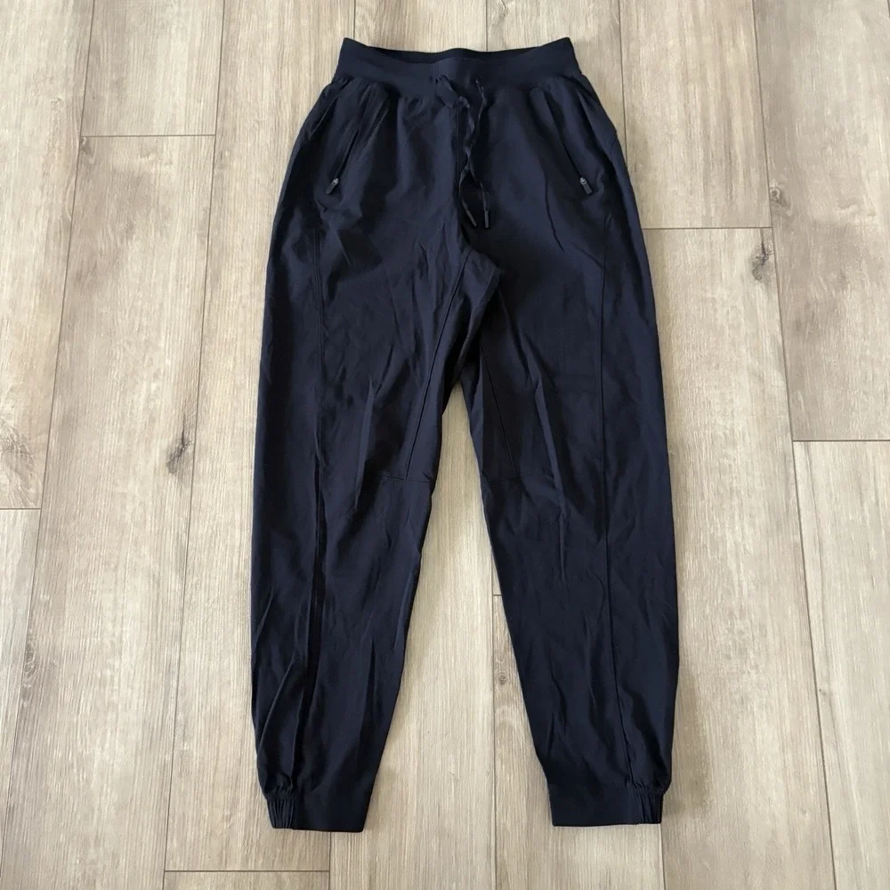 Lululemon Pants Womens 4 Black License to Train High Rise Joggers Gym LW5FFES